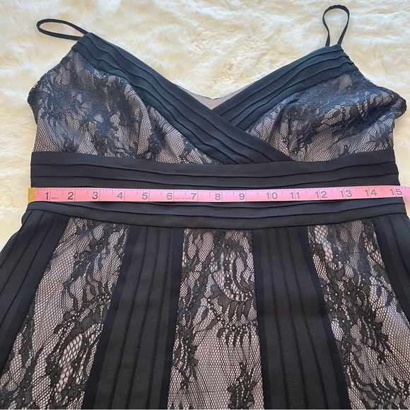 LOFT 8P Black Lace Midi Dress - Picture 8 of 12